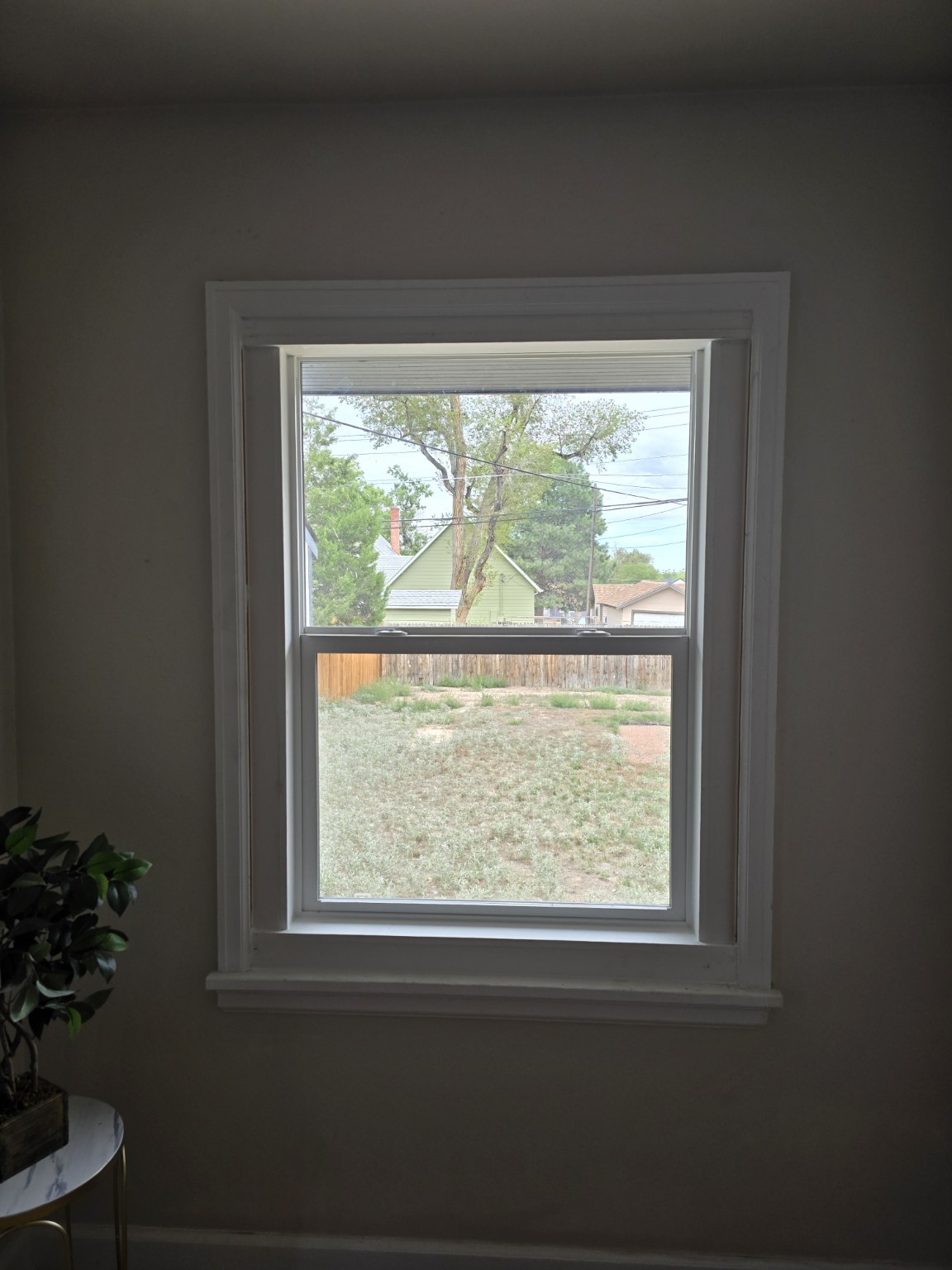 Interior window installation project